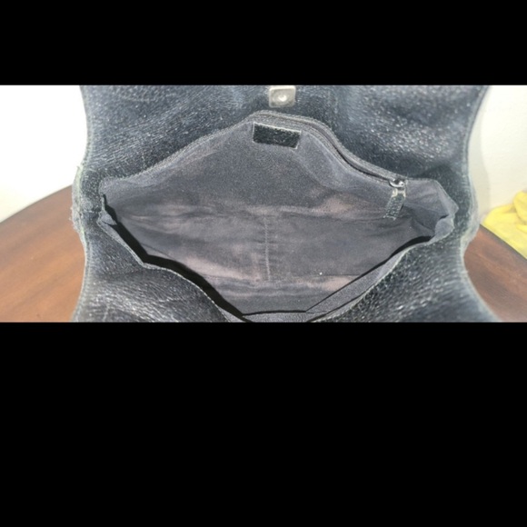 Gucci GG Monogram Canvas Black Handbag Satchel Bag - Picture 7 of 11